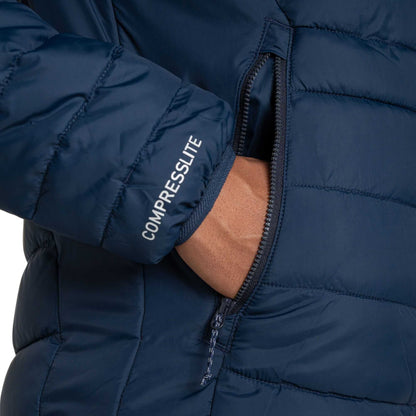 Blue Navy - Lifestyle - Craghoppers Womens-Ladies Compresslite IX Insulated Hooded Jacket