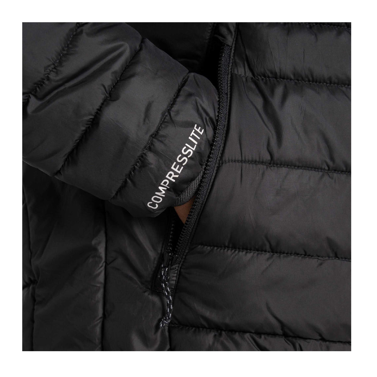 Black - Lifestyle - Craghoppers Womens-Ladies Compresslite IX Insulated Hooded Jacket