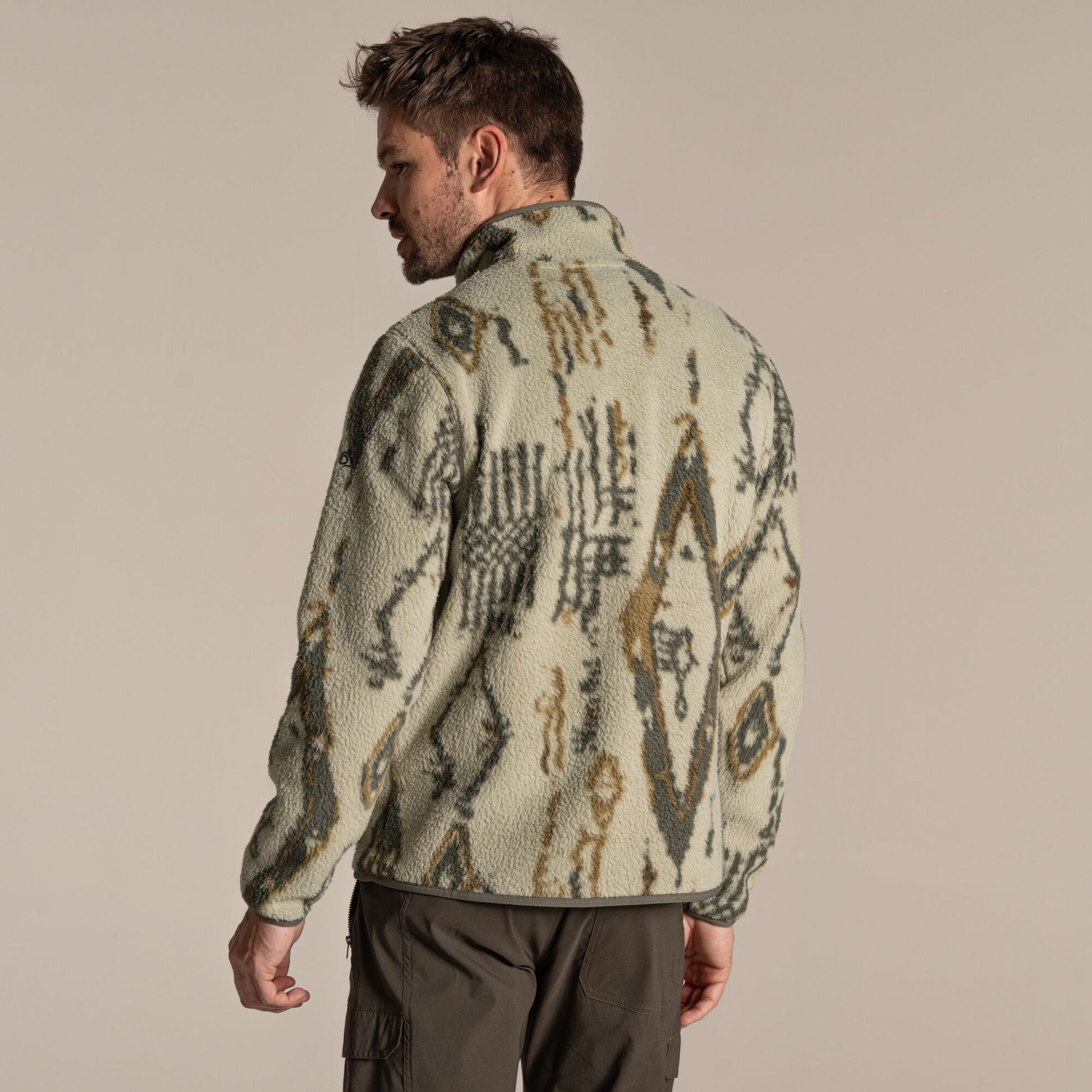 Bayleaf - Back - Craghoppers Mens Tatton II Half Zip Fleece