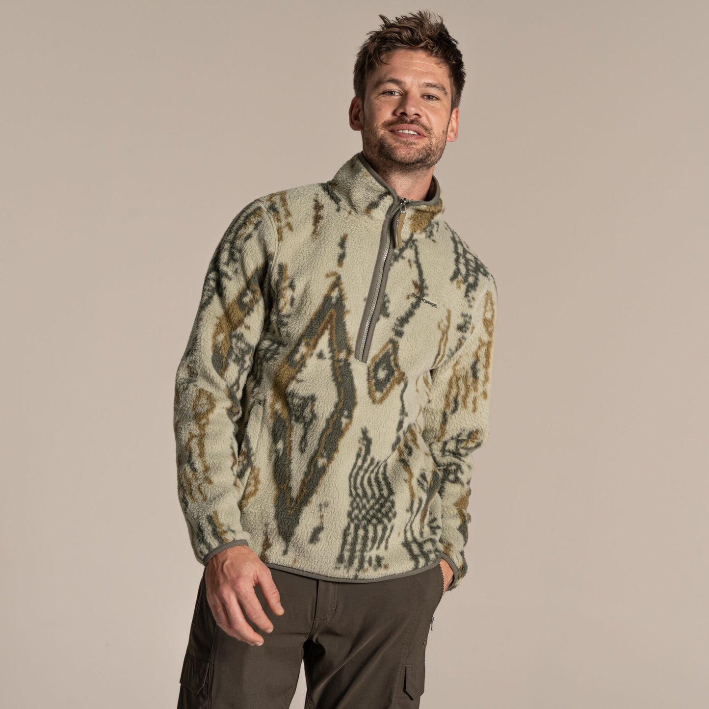 Bayleaf - Pack Shot - Craghoppers Mens Tatton II Half Zip Fleece