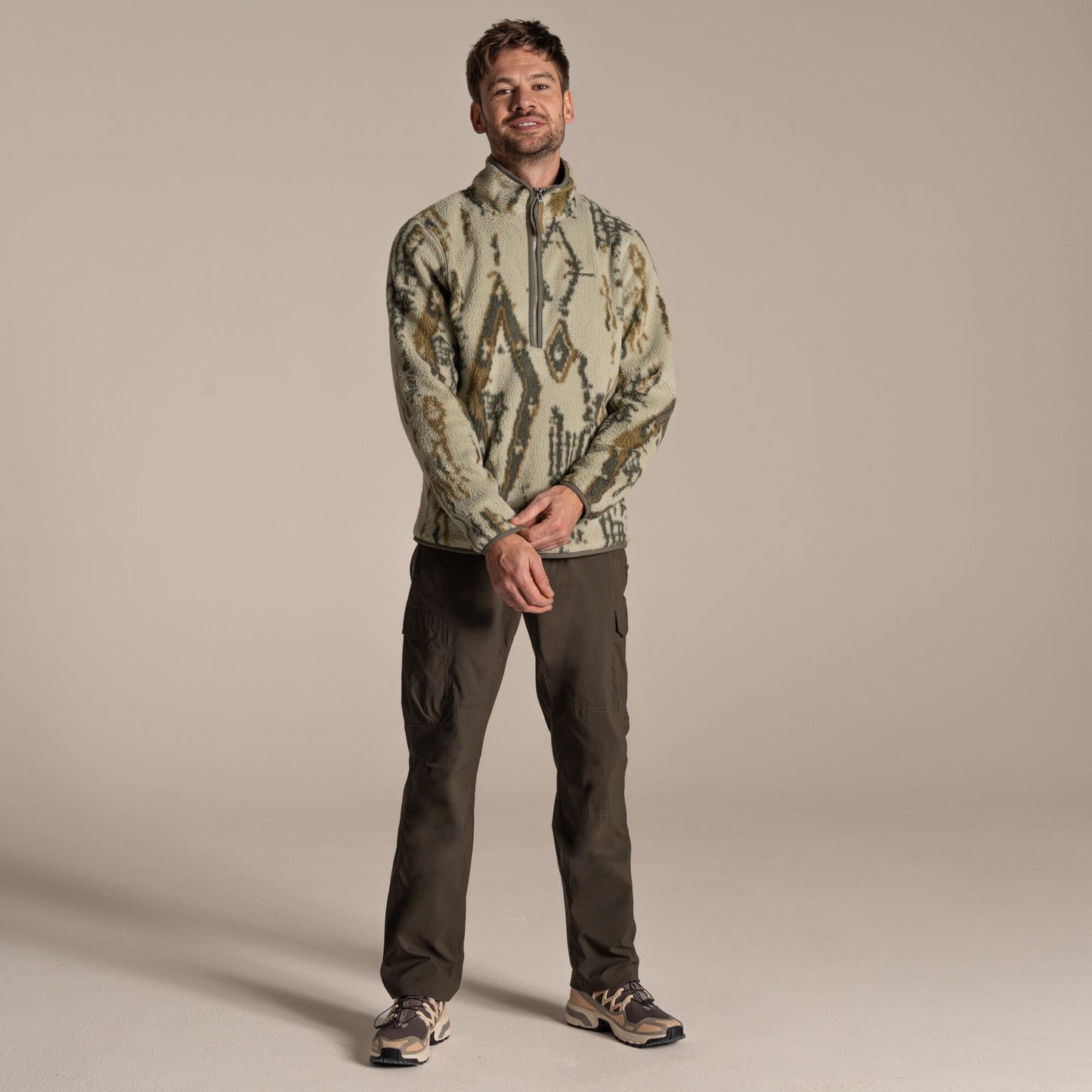 Bayleaf - Close up - Craghoppers Mens Tatton II Half Zip Fleece