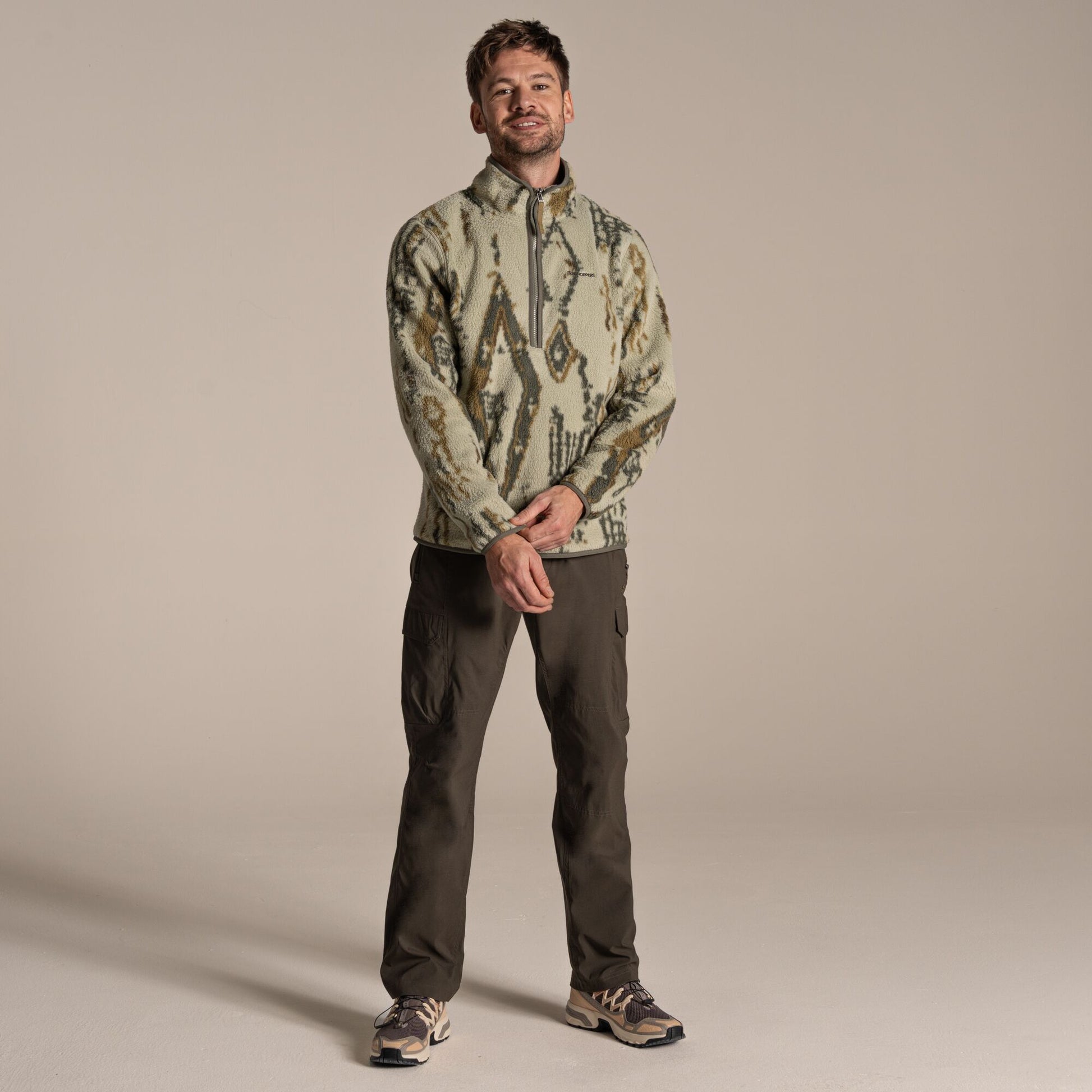 Bayleaf - Close up - Craghoppers Mens Tatton II Half Zip Fleece