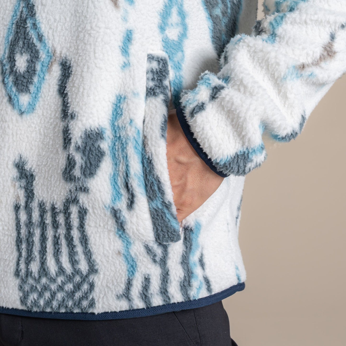 Sail White - Lifestyle - Craghoppers Mens Tatton II Half Zip Fleece