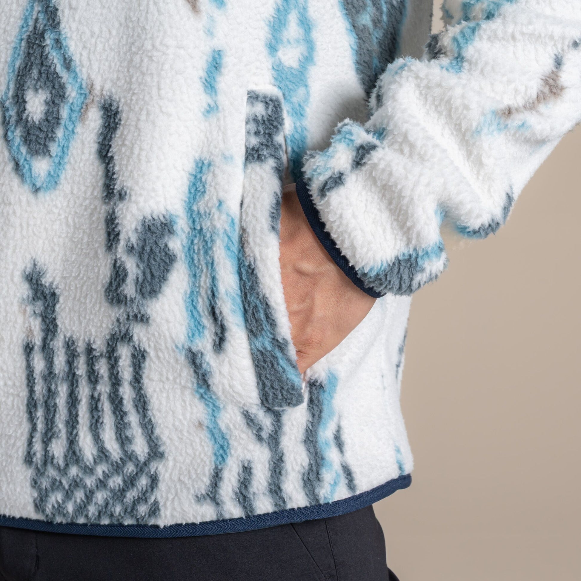 Sail White - Lifestyle - Craghoppers Mens Tatton II Half Zip Fleece