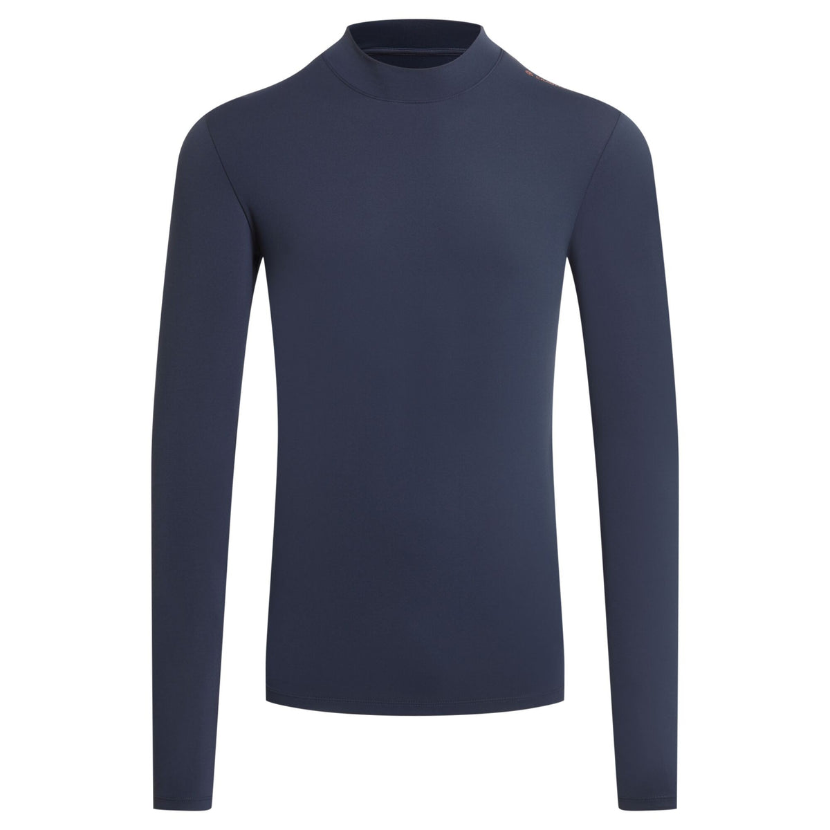 Blue Navy - Front - Craghoppers Mens Mock Neck Long-Sleeved Golf Top