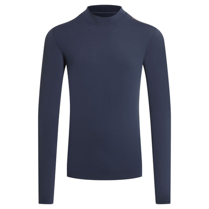 White - Front - Craghoppers Mens Mock Neck Long-Sleeved Golf Top