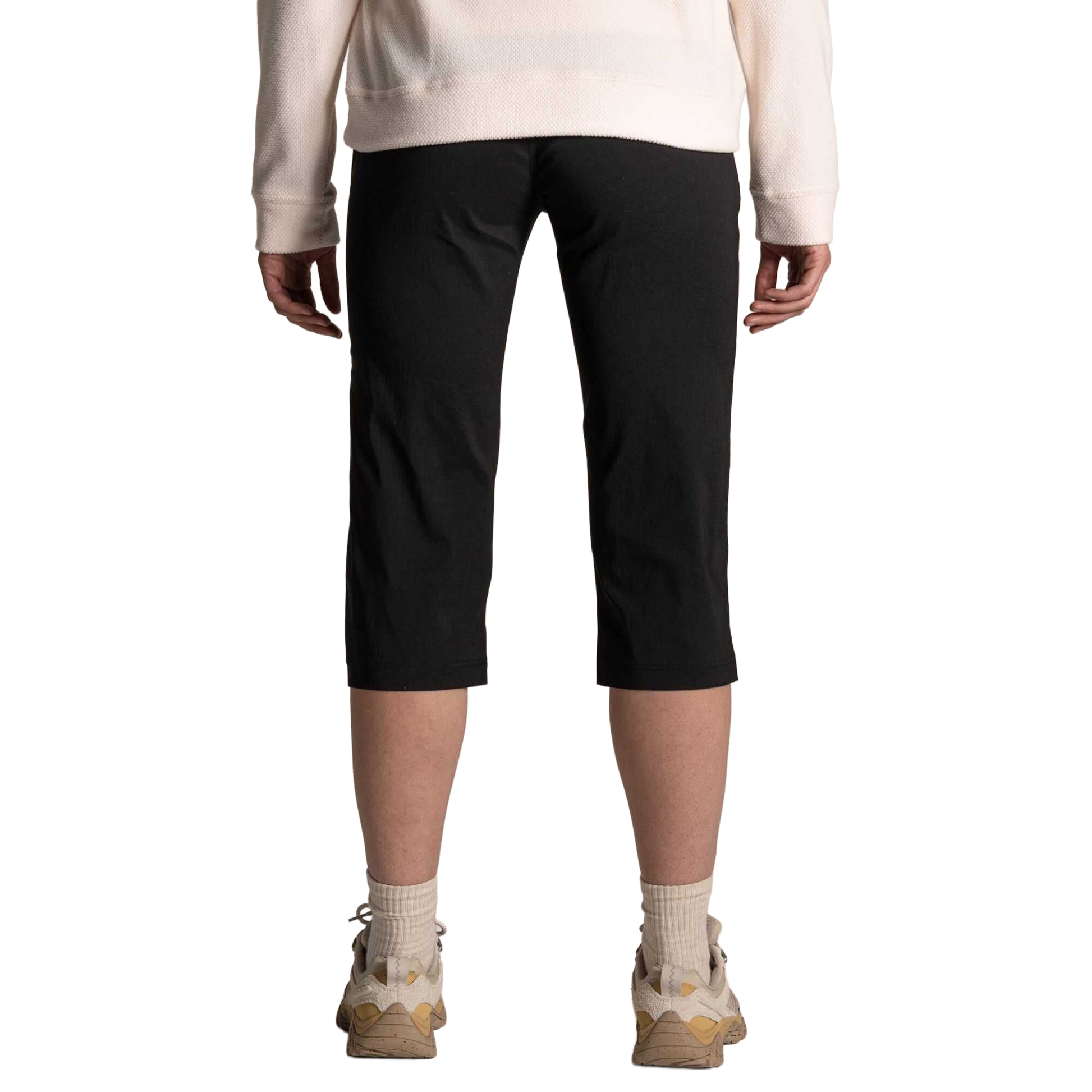 Black - Back - Craghoppers Womens-Ladies Kiwi Pro III Cropped Trousers