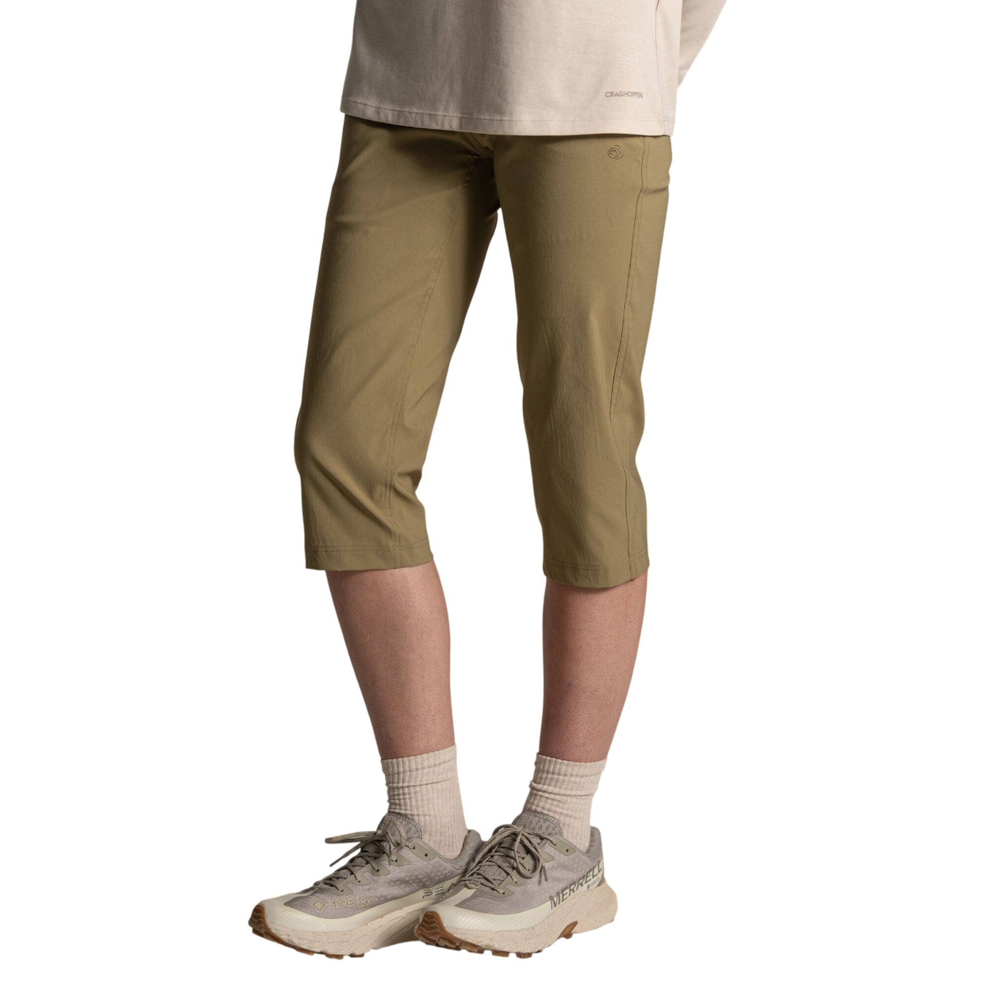 Cardamom - Side - Craghoppers Womens-Ladies Kiwi Pro III Cropped Trousers