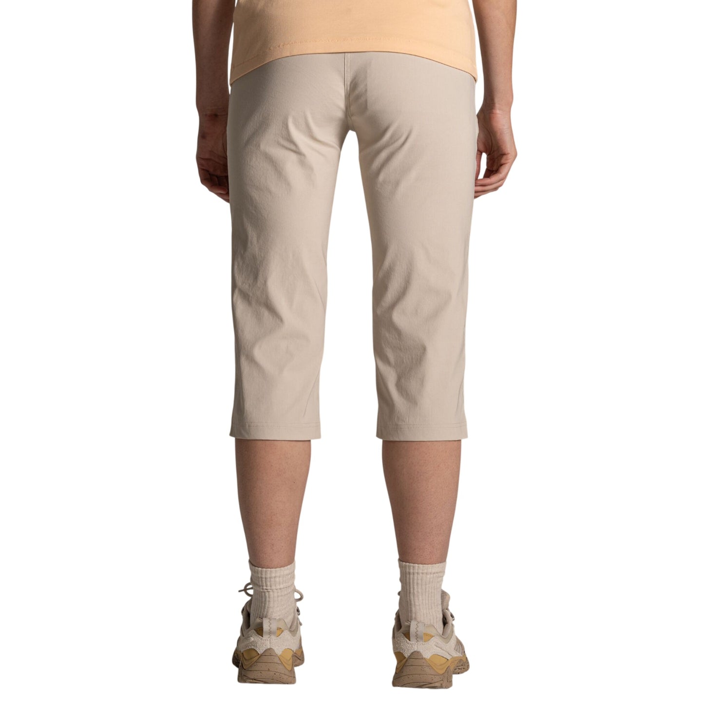 Oyster - Back - Craghoppers Womens-Ladies Kiwi Pro III Cropped Trousers