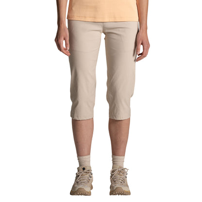 Oyster - Side - Craghoppers Womens-Ladies Kiwi Pro III Cropped Trousers