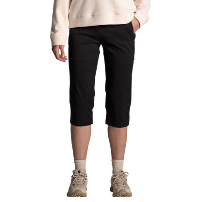 Black - Side - Craghoppers Womens-Ladies Kiwi Pro III Cropped Trousers