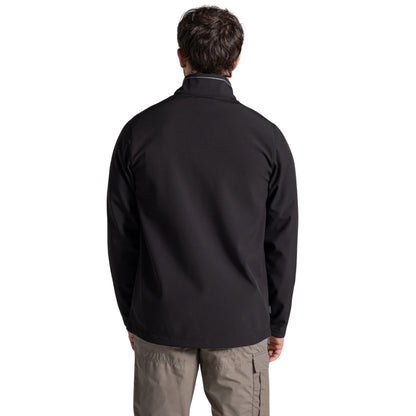 Black - Back - Craghoppers Mens Expert Soft Shell Jacket