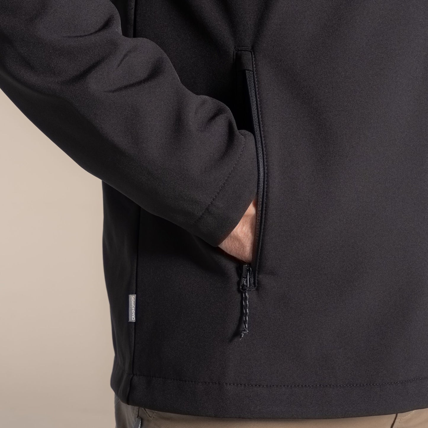 Black - Lifestyle - Craghoppers Mens Expert Soft Shell Jacket