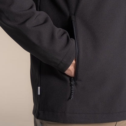 Black - Lifestyle - Craghoppers Mens Expert Soft Shell Jacket