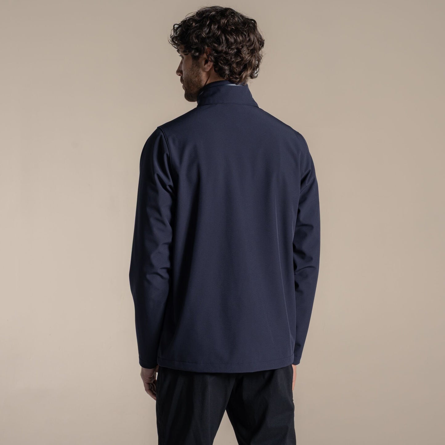 Dark Navy - Back - Craghoppers Mens Expert Soft Shell Jacket