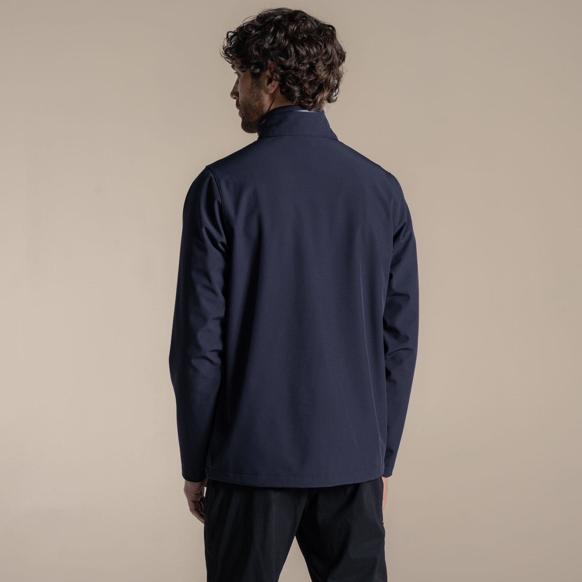 Dark Navy - Back - Craghoppers Mens Expert Soft Shell Jacket