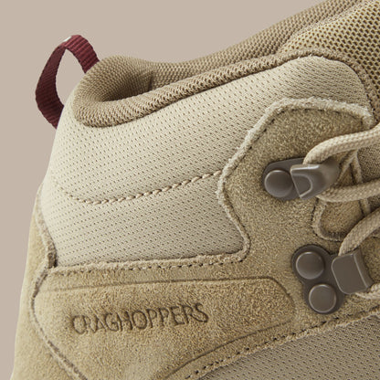 Rubble - Pack Shot - Craghoppers Mens Salado Desert Mid 2 Suede Walking Boots