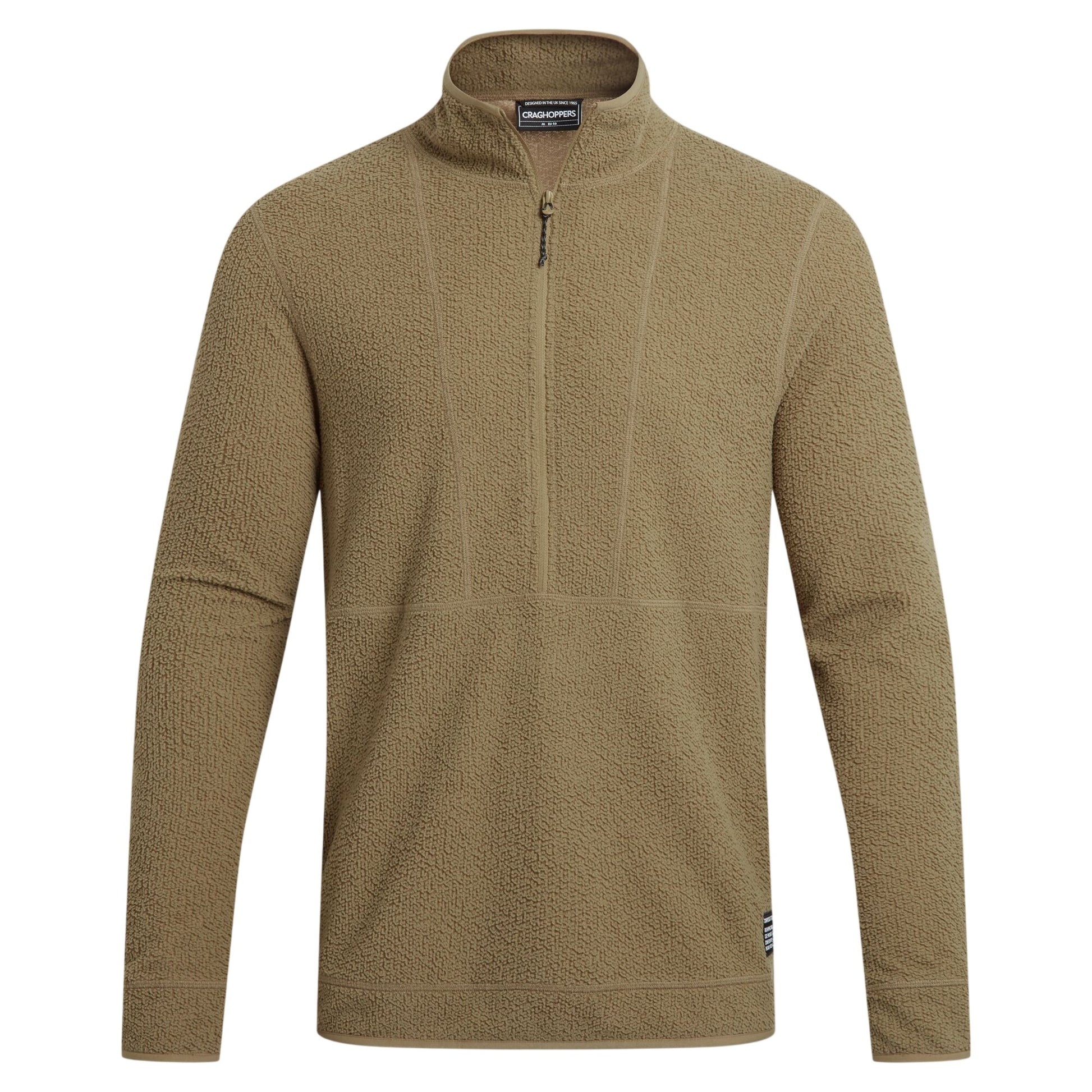 Cardamom - Front - Craghoppers Mens Compresslite Half Zip Fleece Top