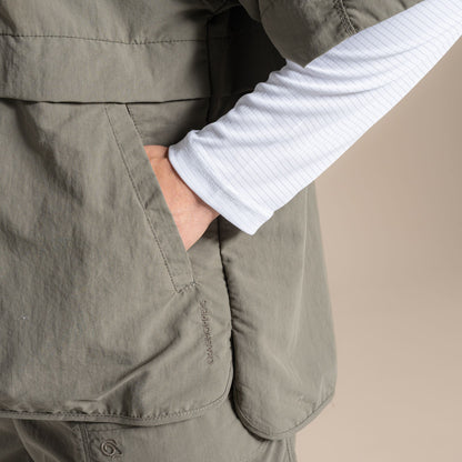 Wild Olive - Lifestyle - Craghoppers Womens-Ladies Medina Nosilife Overhead Short-Sleeved Shirt