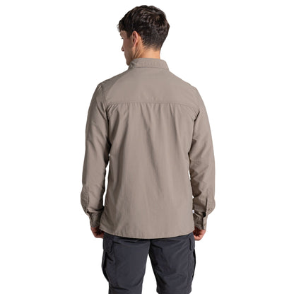 Pebble - Back - Craghoppers Mens Loukkos Nosilife Shirt