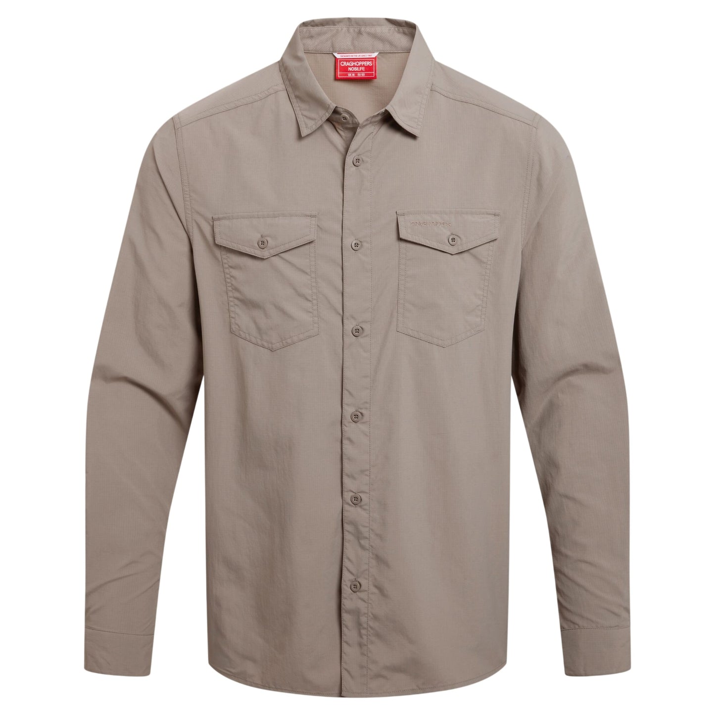 Pebble - Front - Craghoppers Mens Loukkos Nosilife Shirt