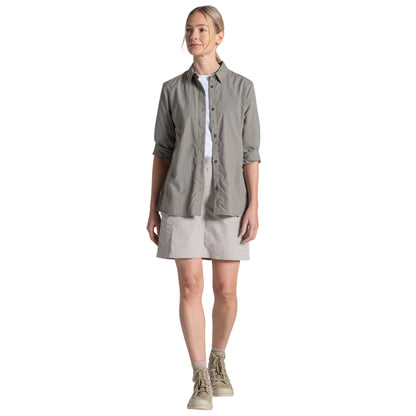 Vert - Lifestyle - Craghoppers Womens-Ladies Alma Nosilife Long-Sleeved Shirt