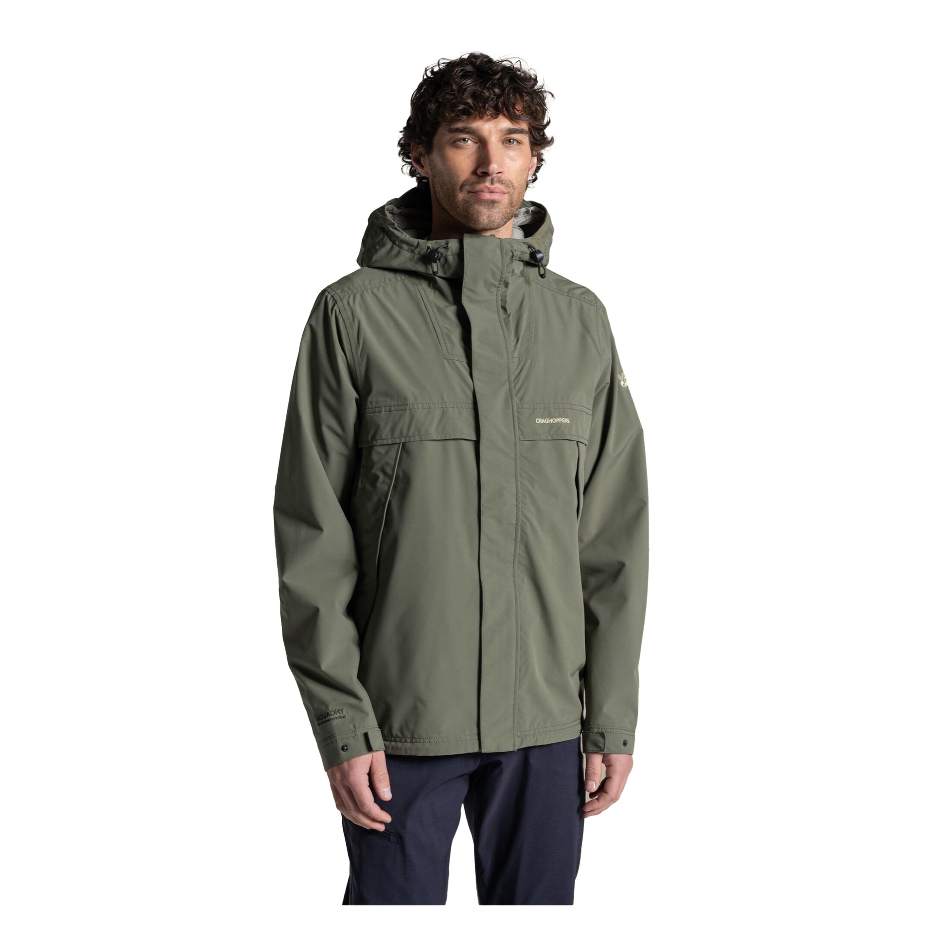 Dark Sage - Lifestyle - Craghoppers Mens National Trust Keskadale Waterproof Jacket