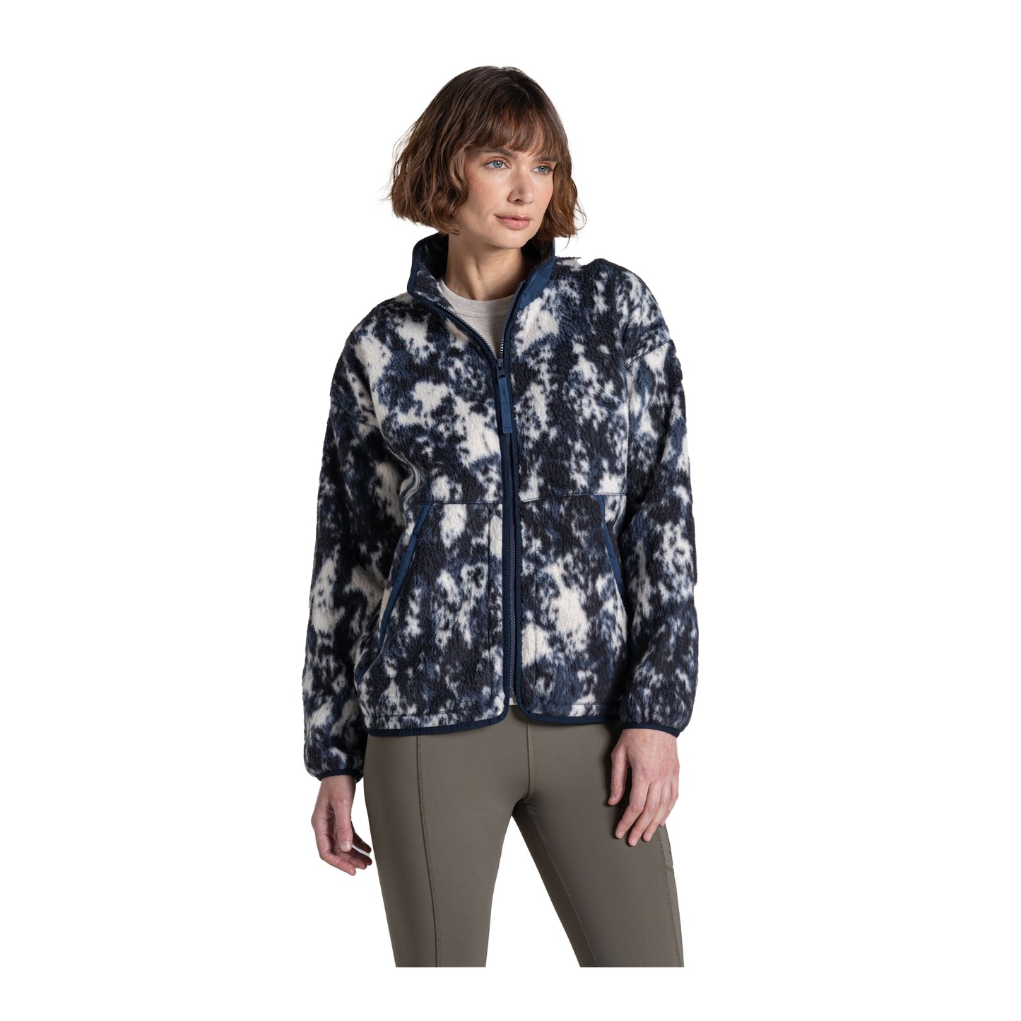 Dark Sapphire - Lifestyle - Craghoppers Womens-Ladies Dante Contemporary Full Zip Fleece