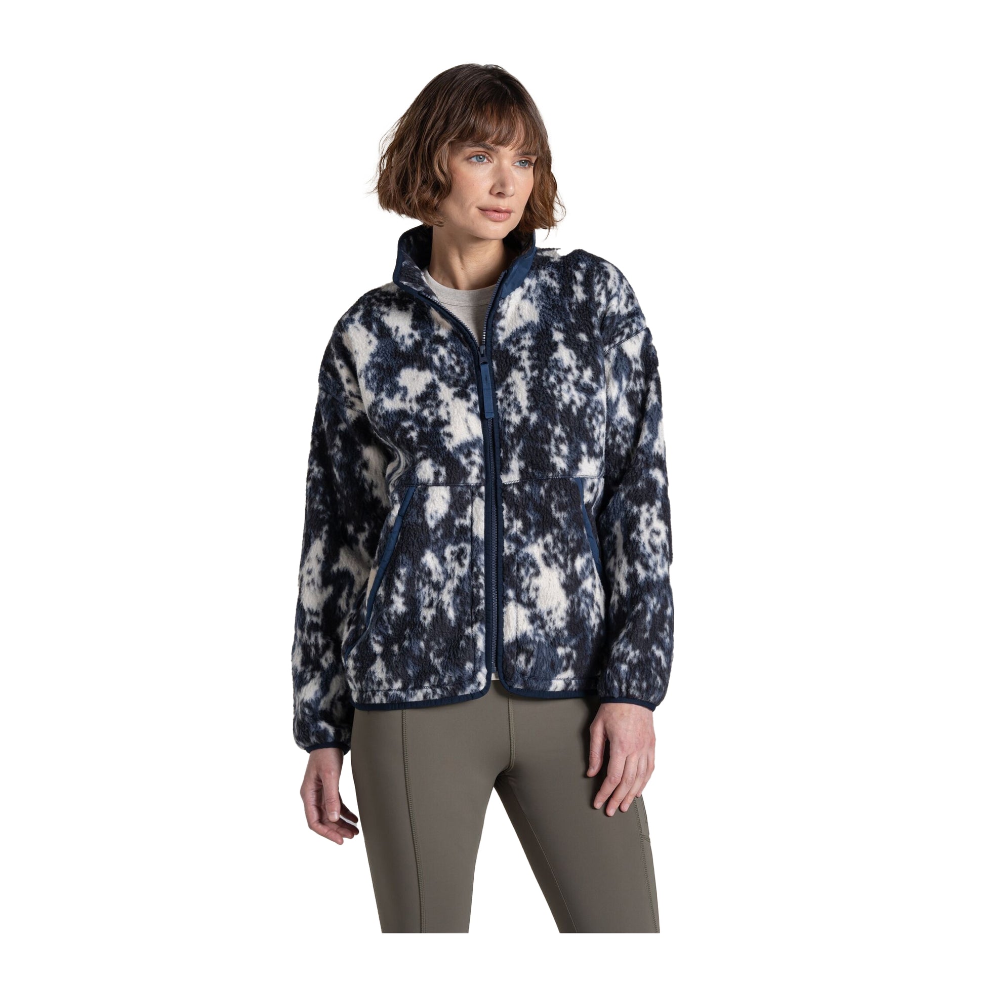 Dark Sapphire - Lifestyle - Craghoppers Womens-Ladies Dante Contemporary Full Zip Fleece