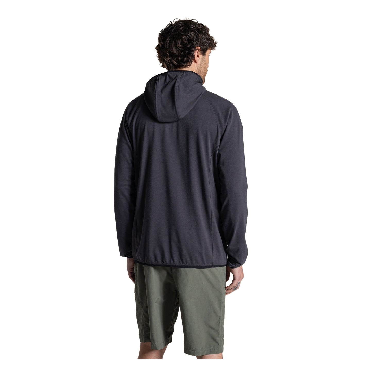 Dark Iron - Back - Craghoppers Mens Nadim Nosilife Hooded Jacket