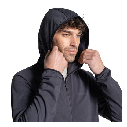Dark Iron - Side - Craghoppers Mens Nadim Nosilife Hooded Jacket