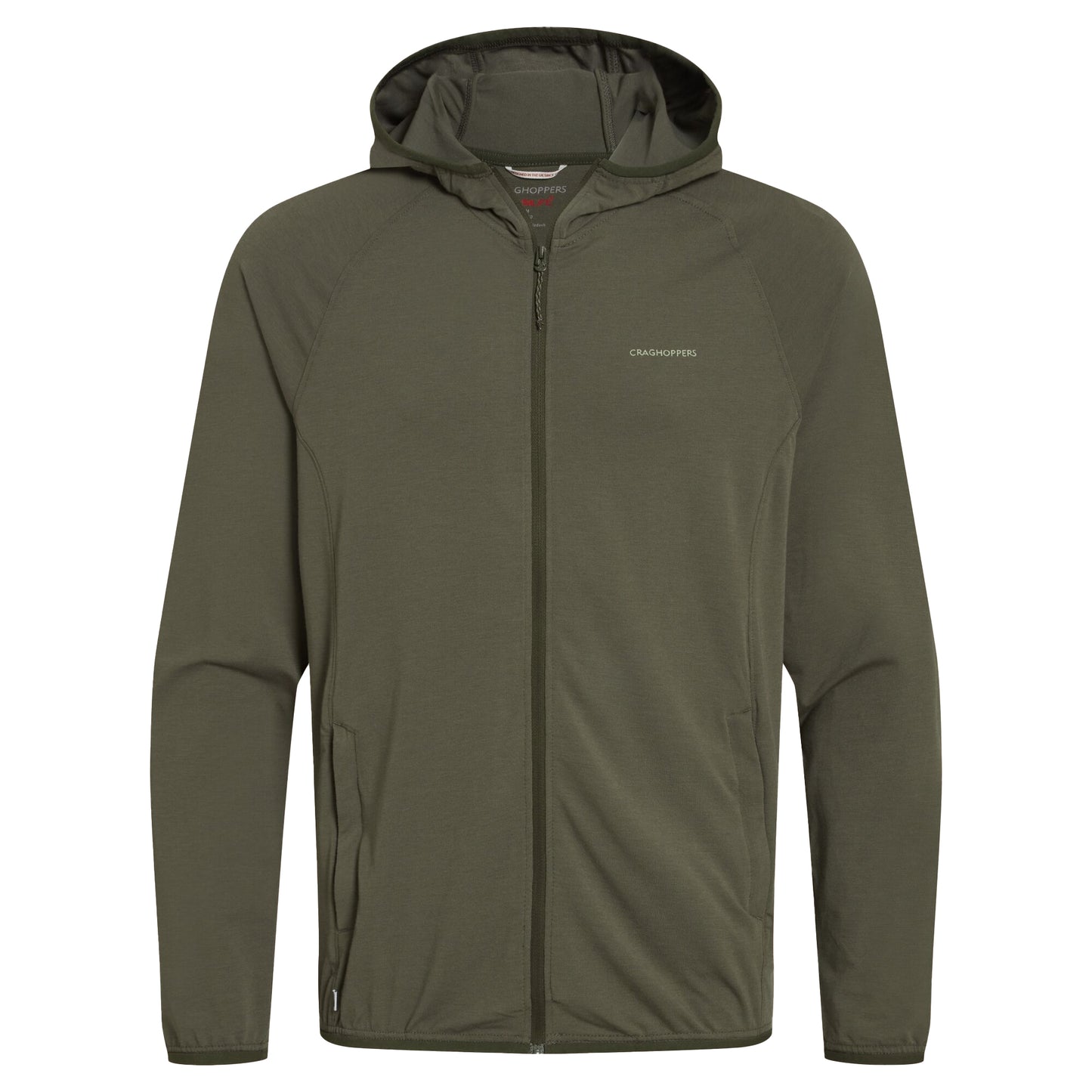 Dark Sage - Front - Craghoppers Mens Nadim Nosilife Hooded Jacket