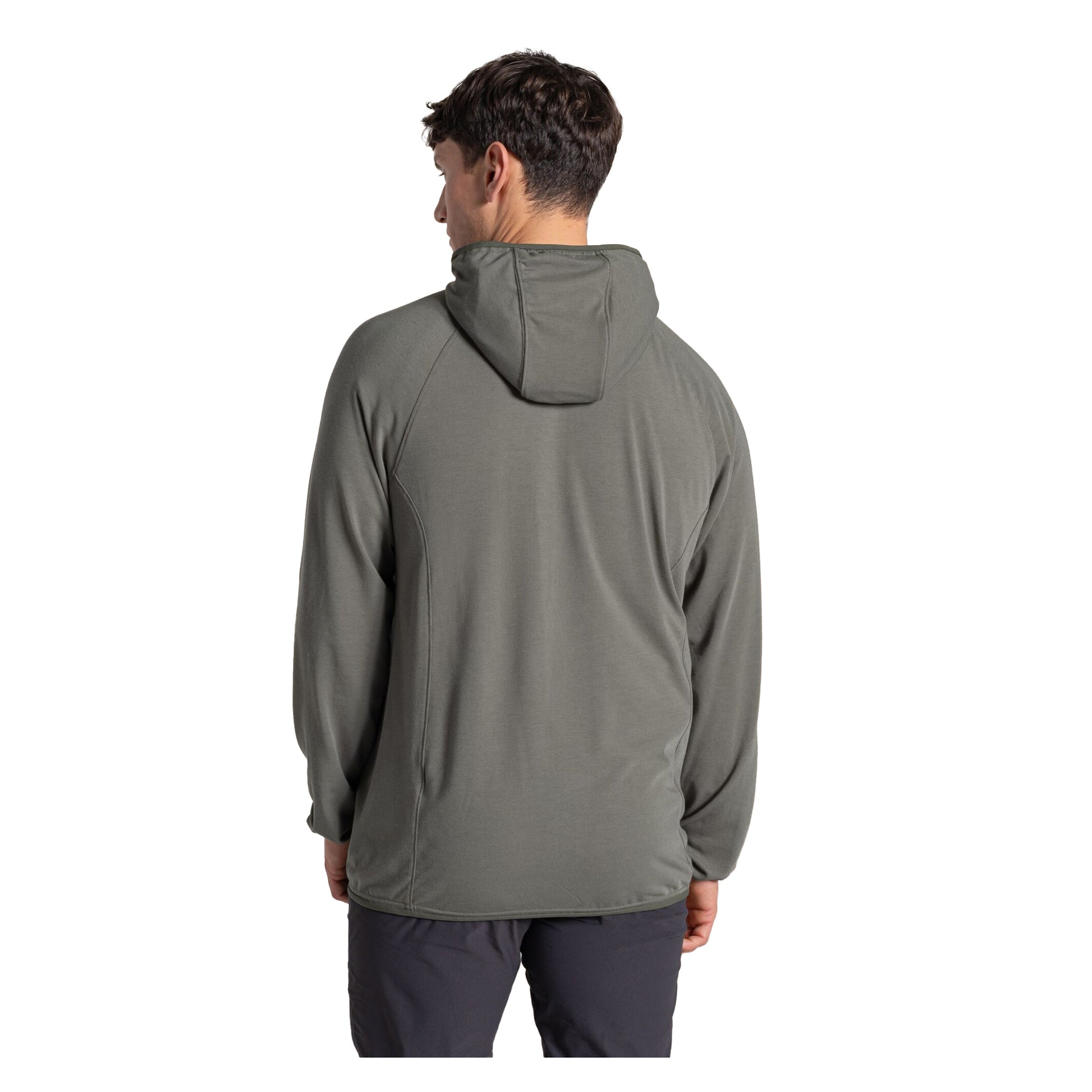 Dark Sage - Back - Craghoppers Mens Nadim Nosilife Hooded Jacket