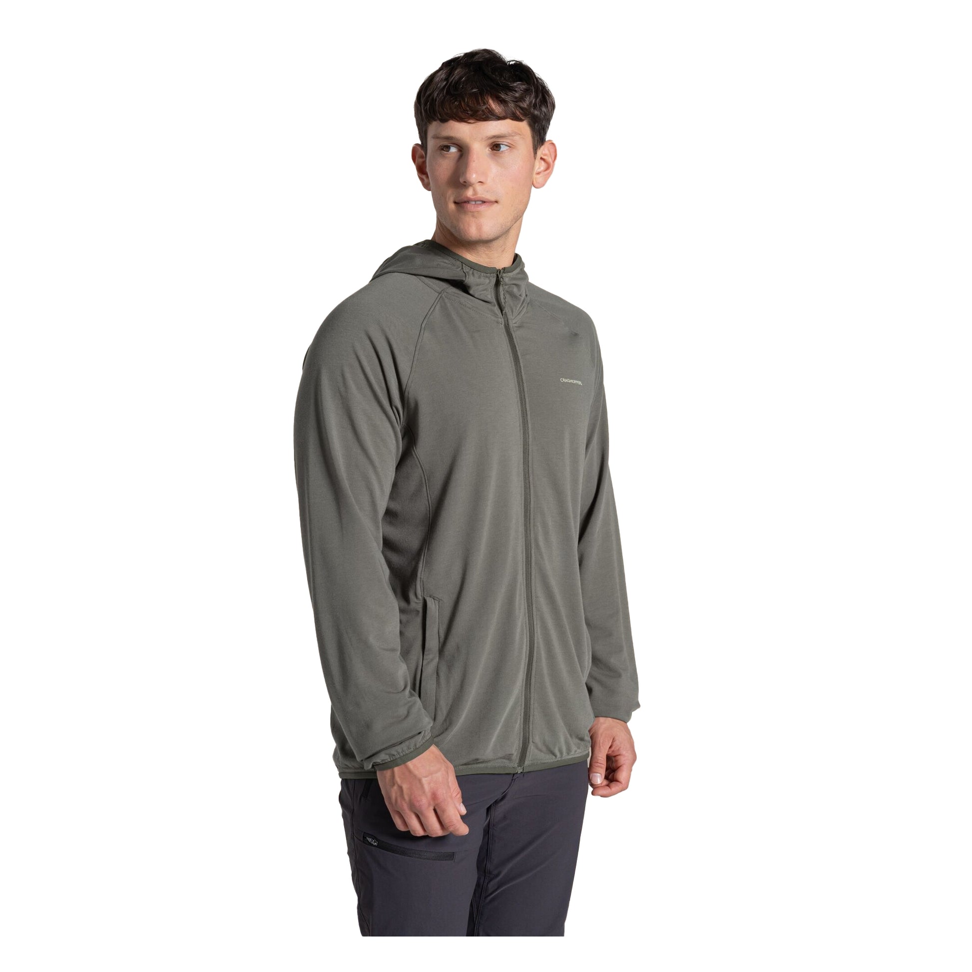 Dark Sage - Lifestyle - Craghoppers Mens Nadim Nosilife Hooded Jacket