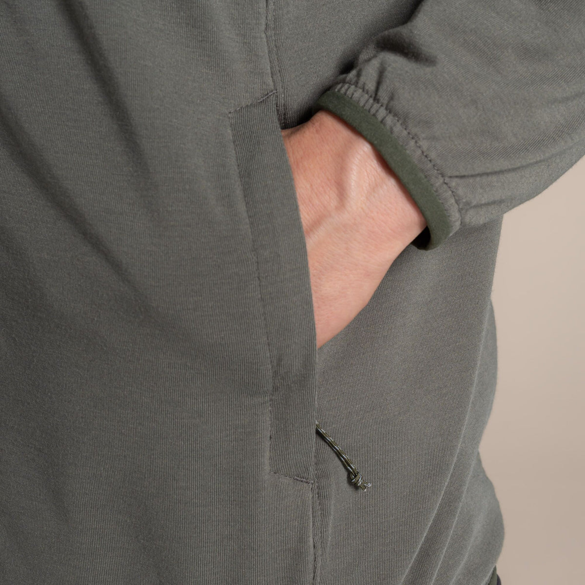 Dark Sage - Side - Craghoppers Mens Nadim Nosilife Hooded Jacket