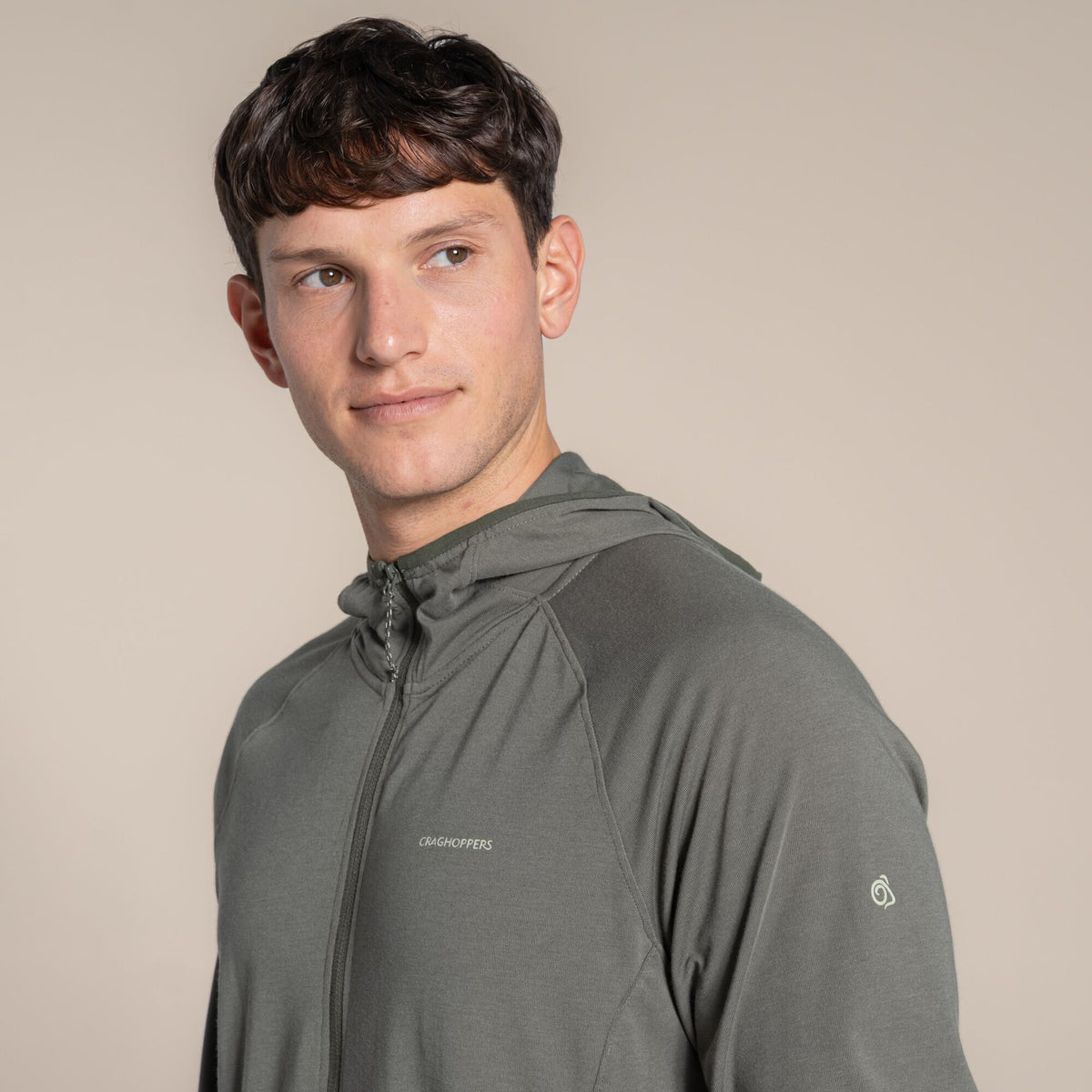 Dark Sage - Lifestyle - Craghoppers Mens Nadim Nosilife Hooded Jacket