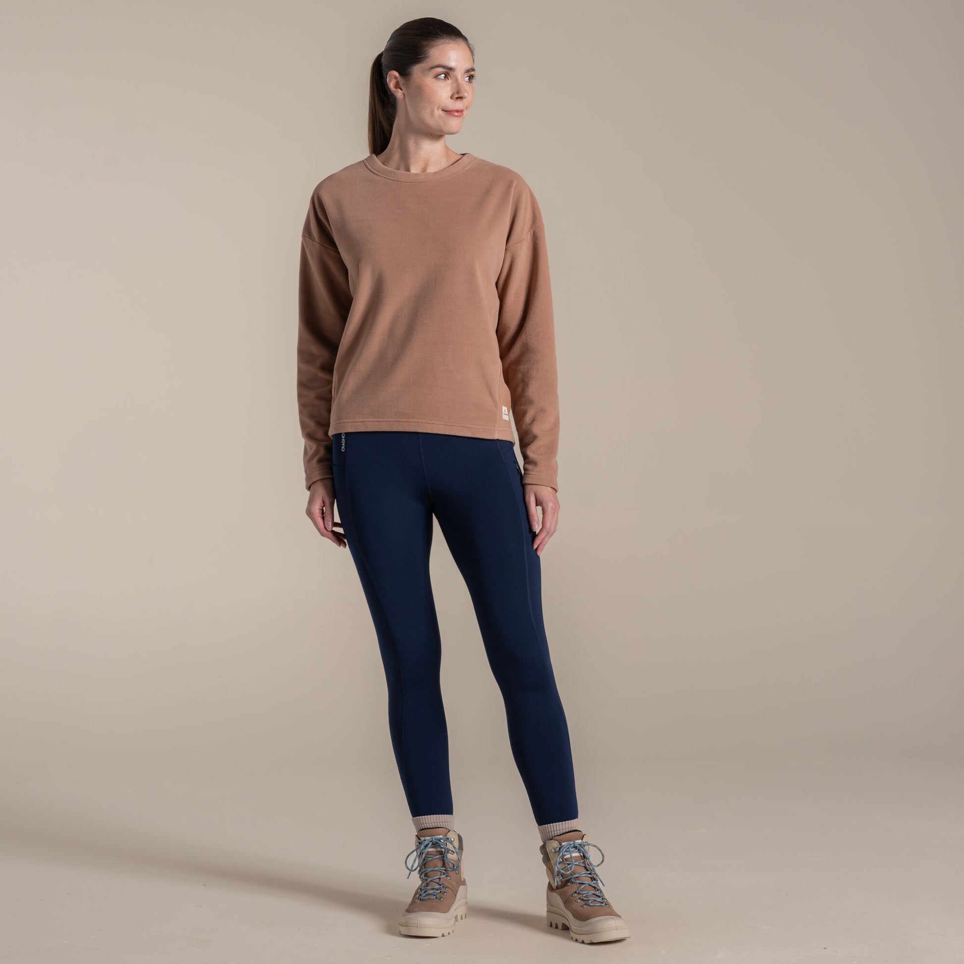 Umber - Pack Shot - Craghoppers Womens-Ladies Miska Sweatshirt