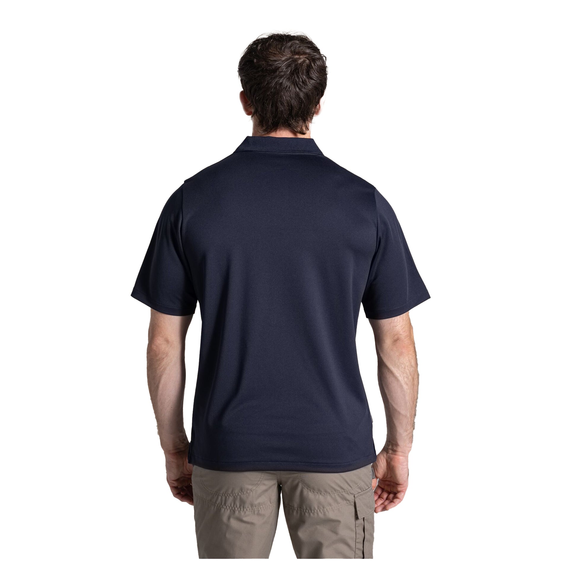 Dark Navy - Back - Craghoppers Mens Expert Basecamp Wicking Polo Shirt