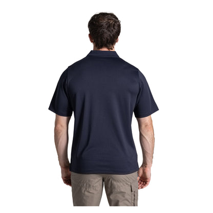 Dark Navy - Back - Craghoppers Mens Expert Basecamp Wicking Polo Shirt