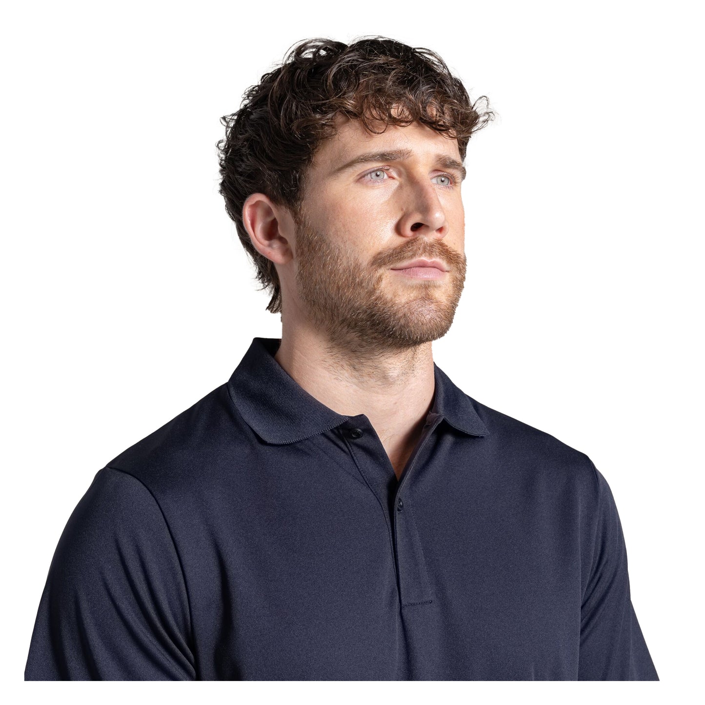 Dark Navy - Side - Craghoppers Mens Expert Basecamp Wicking Polo Shirt