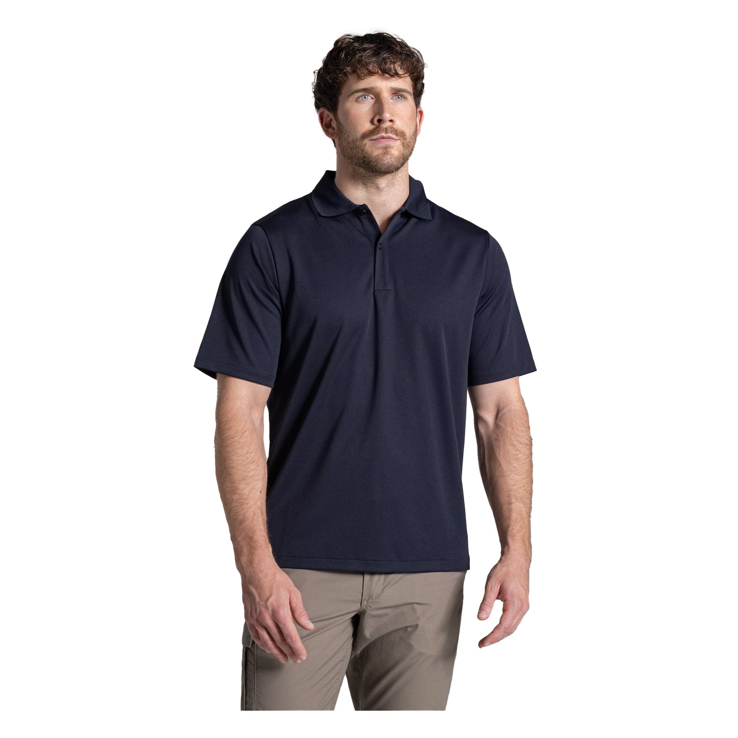 Dark Navy - Lifestyle - Craghoppers Mens Expert Basecamp Wicking Polo Shirt