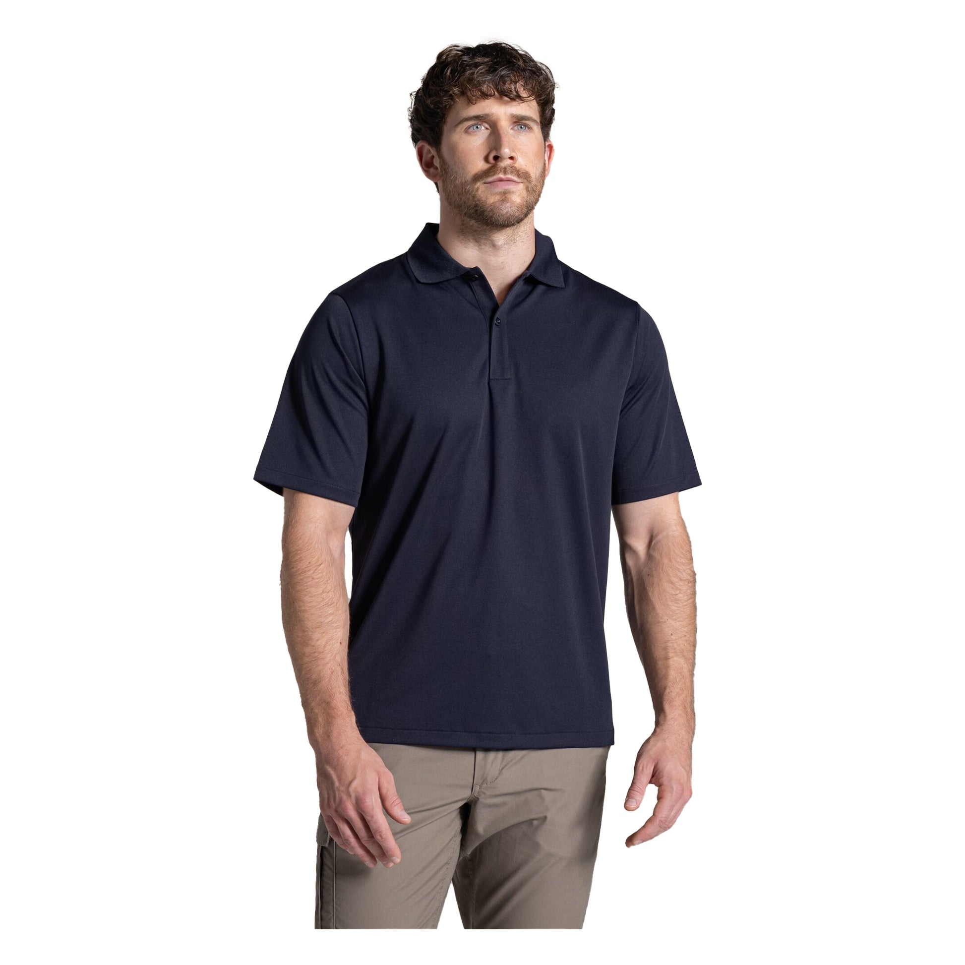 Dark Navy - Lifestyle - Craghoppers Mens Expert Basecamp Wicking Polo Shirt