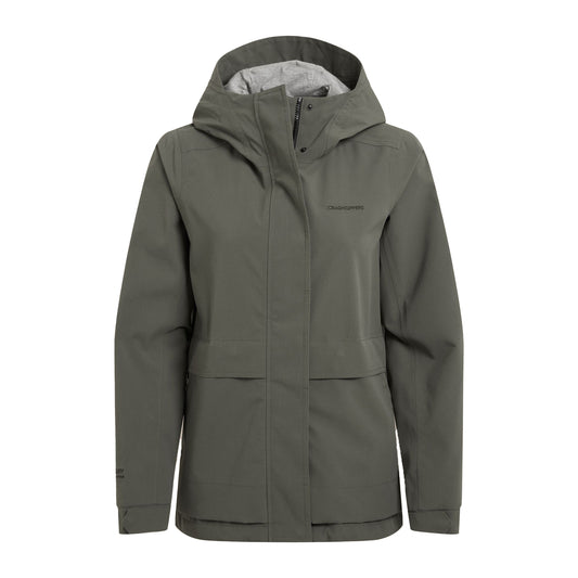 Dark Sage - Front - Craghoppers Womens-Ladies Maryam Waterproof Jacket