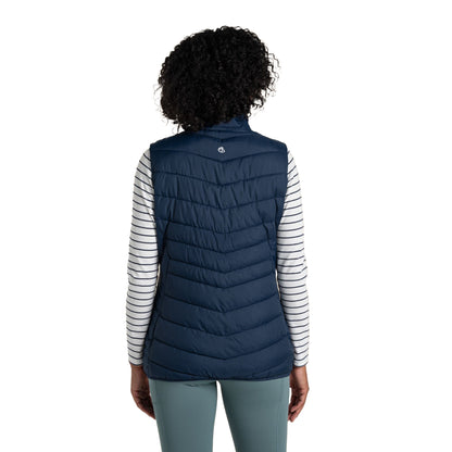 Blue Navy - Back - Craghoppers Womens-Ladies Compresslite IX Insulated Body Warmer