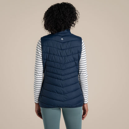 Blue Navy - Back - Craghoppers Womens-Ladies Compresslite IX Insulated Body Warmer