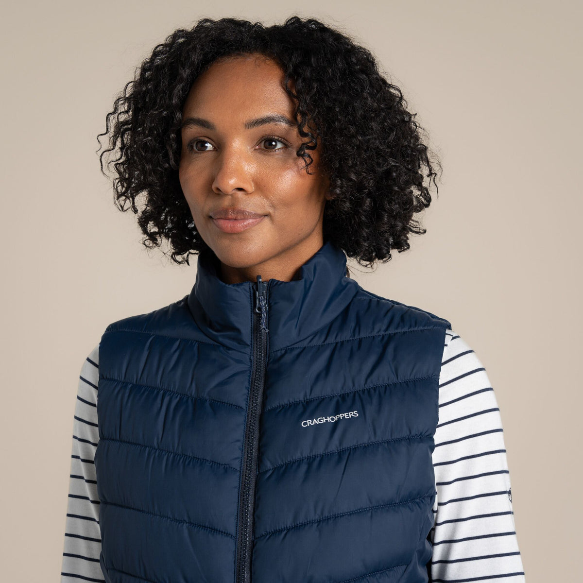 Blue Navy - Lifestyle - Craghoppers Womens-Ladies Compresslite IX Insulated Body Warmer