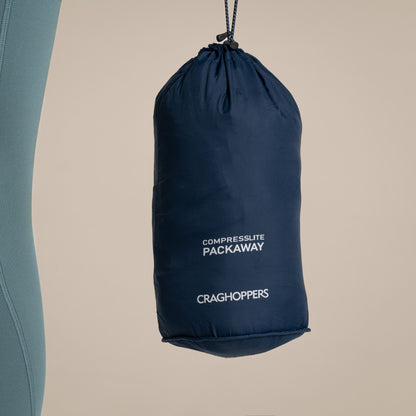 Blue Navy - Close up - Craghoppers Womens-Ladies Compresslite IX Insulated Body Warmer