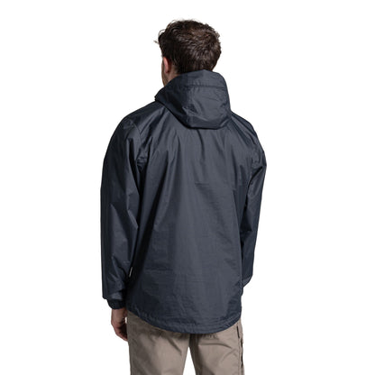 Black - Back - Craghoppers Unisex Adult Expert Packable Waterproof Jacket