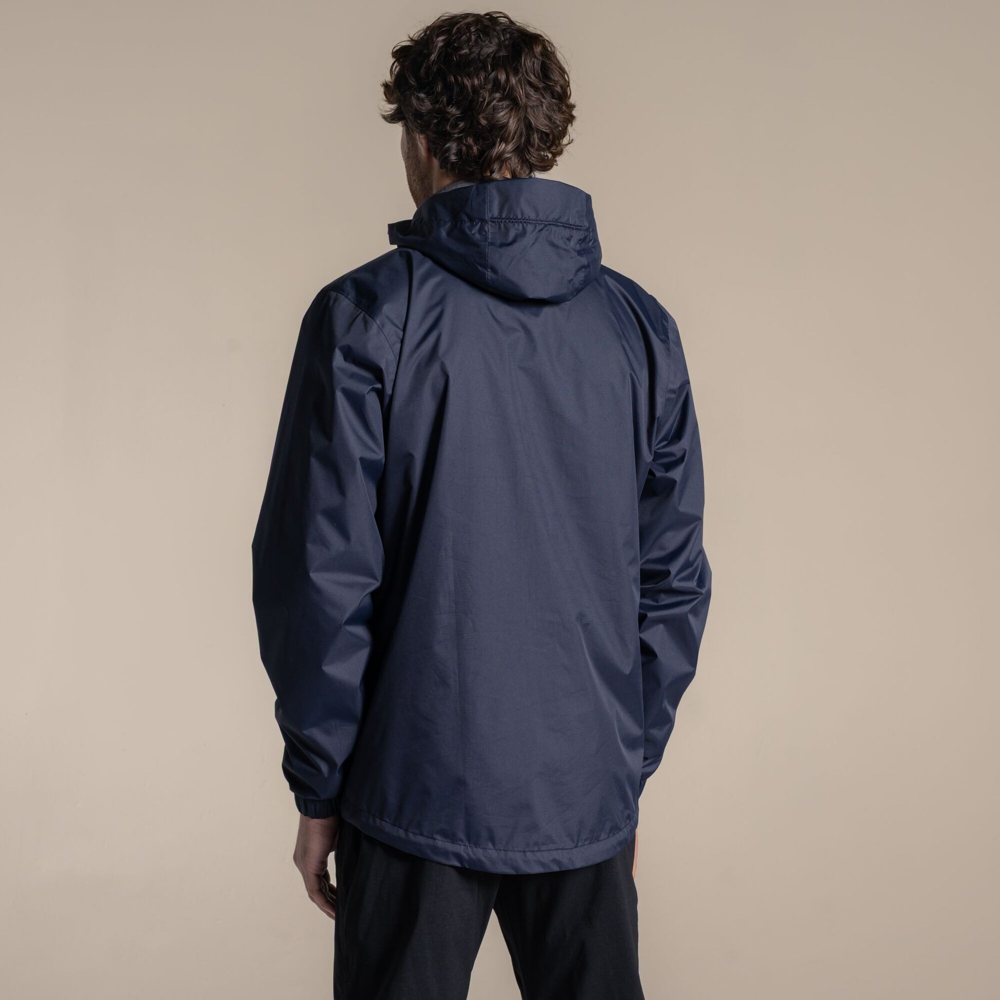 Dark Navy - Back - Craghoppers Unisex Adult Expert Packable Waterproof Jacket