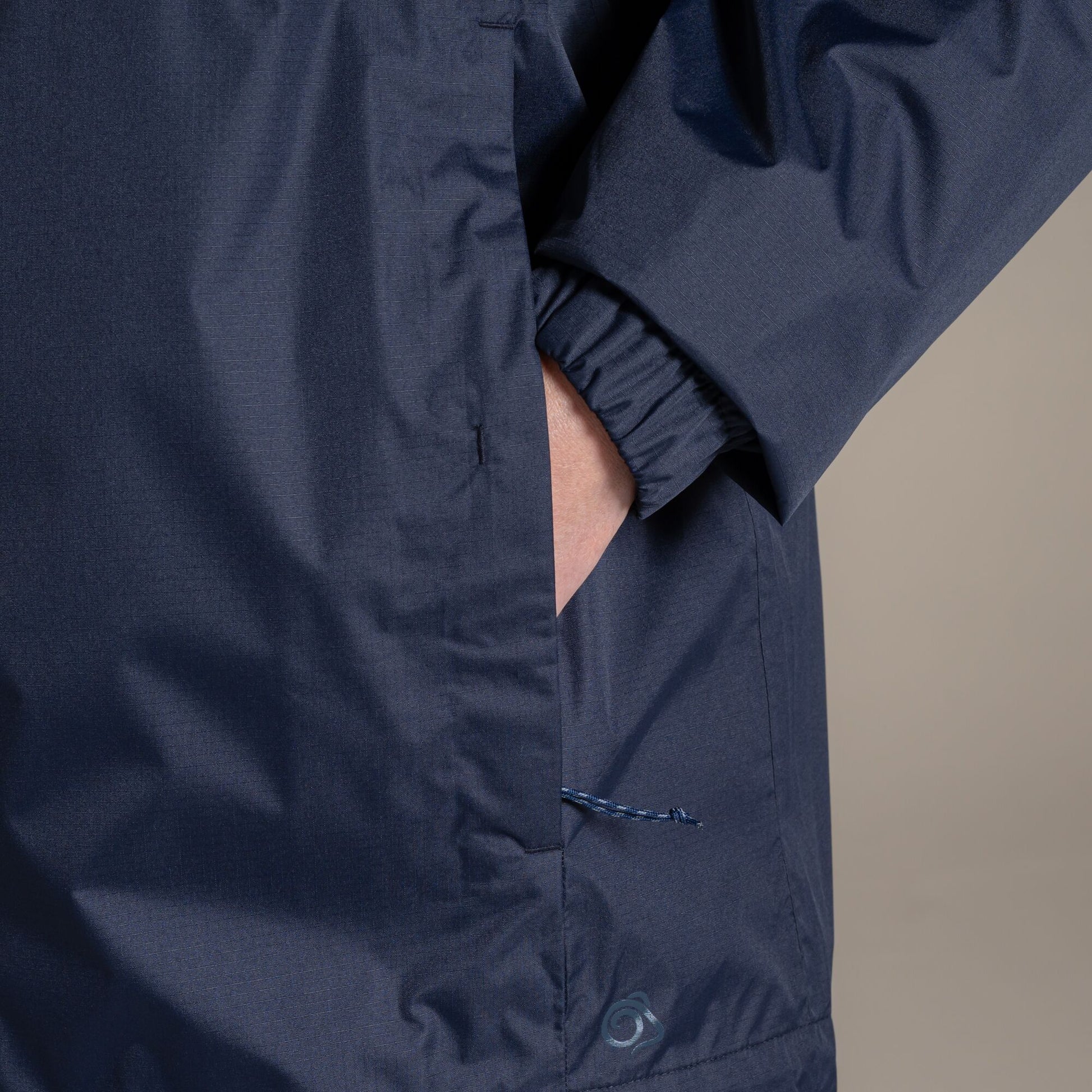 Dark Navy - Pack Shot - Craghoppers Unisex Adult Expert Packable Waterproof Jacket